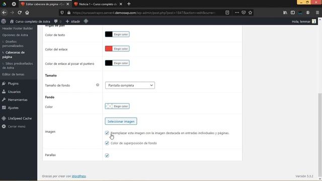 12. Cabeceras de pagina personalizadas en Astra смотреть онлайн