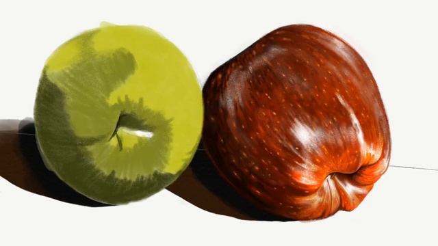 Apple. Adobe Sketch Time Lapse Mixed Media. смотреть онлайн