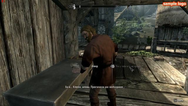 Путешествие по TES:Skyrim - серия # 2 Дорога на Вайтран. смотреть онлайн