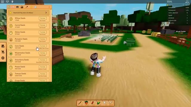 AUTO HARVESTING CROPS - Roblox Farm Life #7 смотреть онлайн