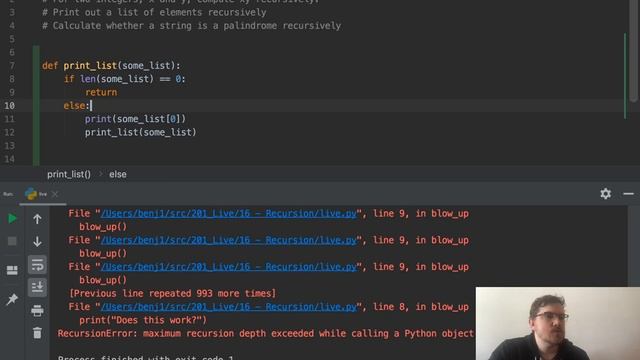 CMSC 201 - The hard part (recursion) смотреть онлайн