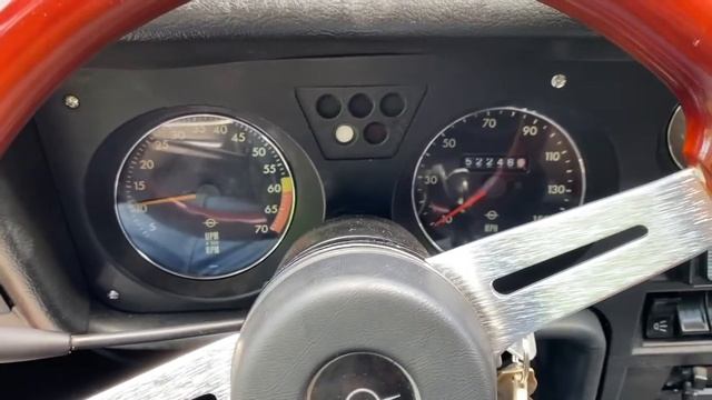 1970 Opel GT Startup And Auction Information