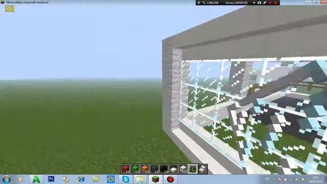 Как построить дом из шерсти в minecraft смотреть онлайн