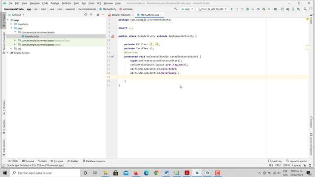 EditText y TextView en Android смотреть онлайн