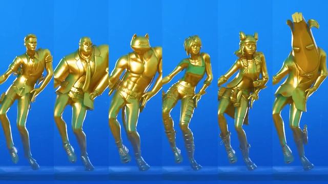 Fortnite Dance Battle Of All Golden Skins смотреть онлайн