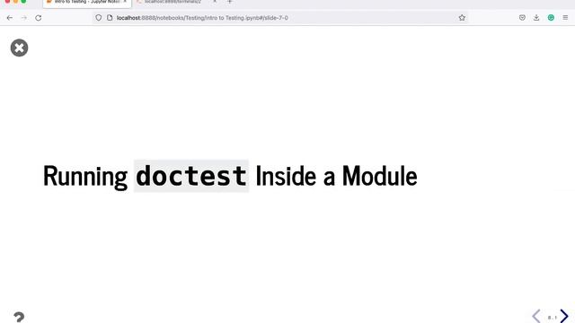 Testing Python with doctest смотреть онлайн