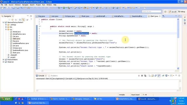 Abstract Factory Design Pattern - Implementation смотреть онлайн