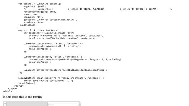 GIS: Leaflet Routing Machine: how to initialise map without waypoints loaded? смотреть онлайн