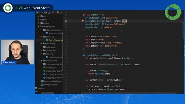 Practical introduction to Event Sourcing with Spring Boot and EventStoreDB смотреть онлайн