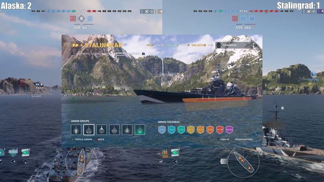 Versus: Alaska v. Stalingrad: What Legendary Heavy Cruiser Is Best? | World of Warships Legends | 4 смотреть онлайн