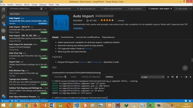 Visual Studio Code Extension - Auto Import смотреть онлайн