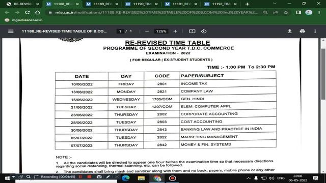 MLSU Exam Time Table 2022 REVISED l How to Download MLSU Exam Time Table 2022 смотреть онлайн