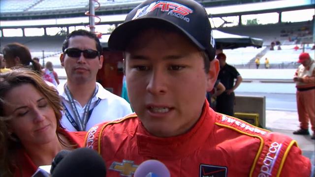Saavedra Wins Pole for Inaugural Grand Prix of Indianapolis смотреть онлайн