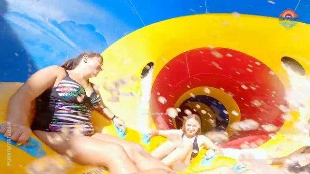 BIG Tornado Raft Ride at Aquapark Aquamania Albena смотреть онлайн