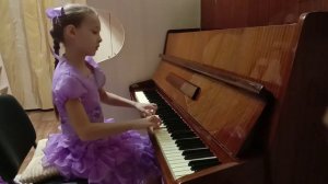 А.Бертини Этюд до мажор - Ева Жураковская 9лет