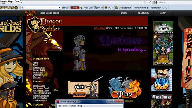 Dragon Fable hack смотреть онлайн