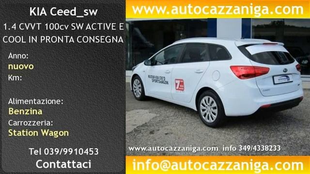 OLGIATE MOLGORA, KIA Ceed_sw 1.4 CVVT 100cv SW ACTIVE E COOL IN PRONTA CONSEGNA смотреть онлайн