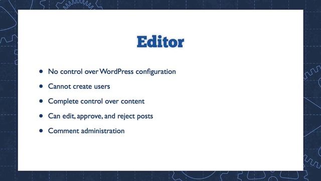 Understanding WordPress User Roles смотреть онлайн
