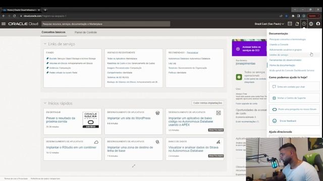 Oracle Cloud Console Navigation смотреть онлайн