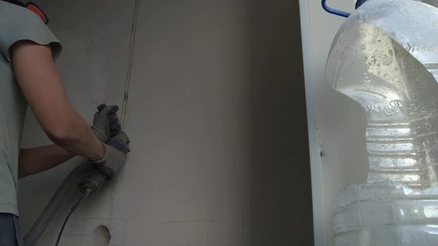 Штробление болгаркой без пыли без пыли/Grinding with a Bulgarian household vacum смотреть онлайн