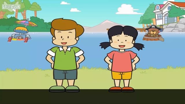 Head and Shoulders (头和肩膀) | Sing-Alongs | Chinese song | By Little Fox смотреть онлайн