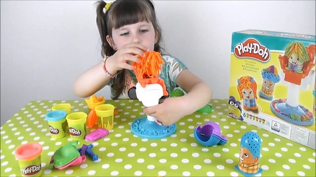 Парикмахерская из Плей До Сумашедшие причёски Play Doh Crazy Cuts Fuzzy Pumper смотреть онлайн
