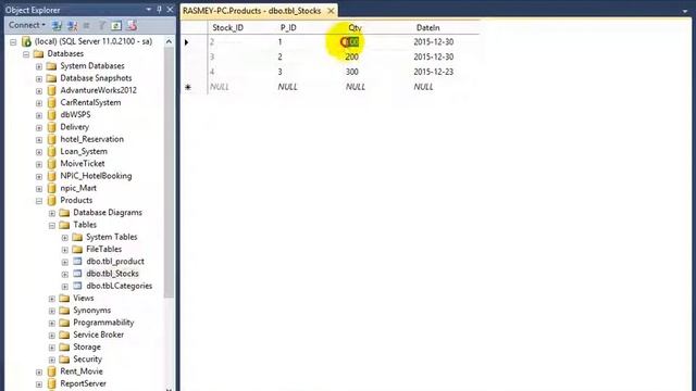 SQL Sever Order Update Product & Stock Java Form смотреть онлайн