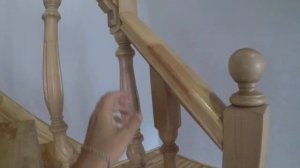 Лестница на второй этаже в частном доме!