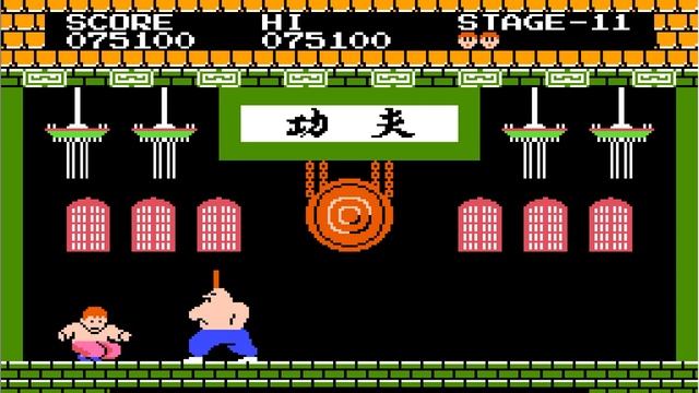 NES Game - Yie Ar Kung-Fu(Game Over On Stage 19) смотреть онлайн