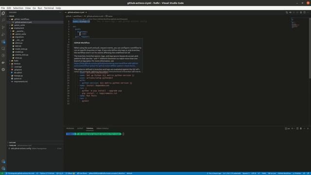 Adding Github actions to django project смотреть онлайн