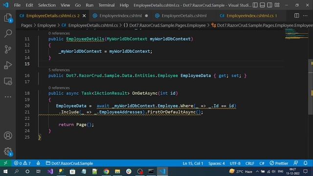 .NET7 | Razor Pages | EF Core | One To Many Relationships | CRUD Example[Full Video] смотреть онлайн