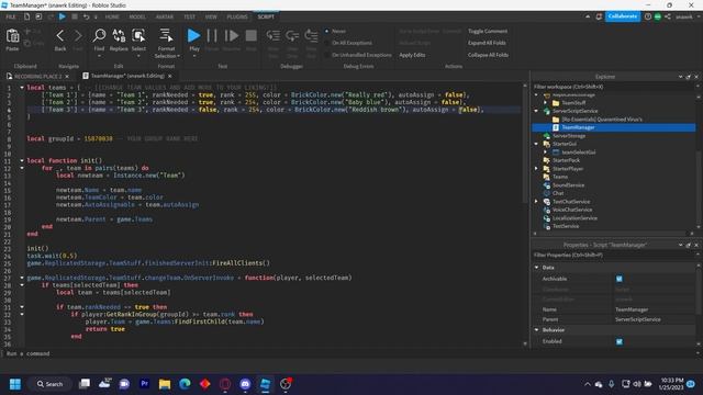 Team Select with GROUP RANKS | Roblox Studio смотреть онлайн