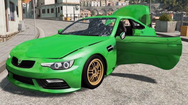 Cars vs Bollards – BeamNG.Drive смотреть онлайн