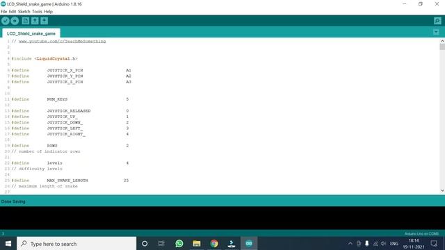 Make a Snake Maze game using 16*2 LCD and Joystick Module interfacing with Arduino UNO | Arduino LC смотреть онлайн