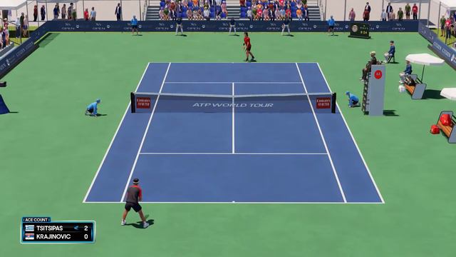 AO Tennis 2 - Stefanos Tsitsipas vs Filip Krajinović - PS5 Gameplay смотреть онлайн