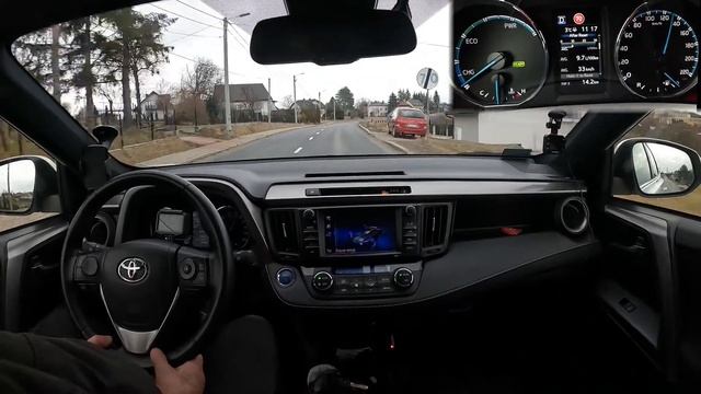 Toyota Rav4 2.5L Facelifting /197 HP/ POV Test Drive #26 смотреть онлайн