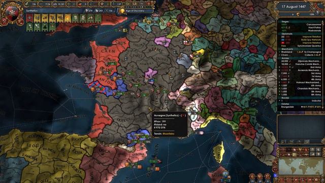 SYNTHETIC VS JAN MAYEN - Europa Universalis 4 King of Kings смотреть онлайн
