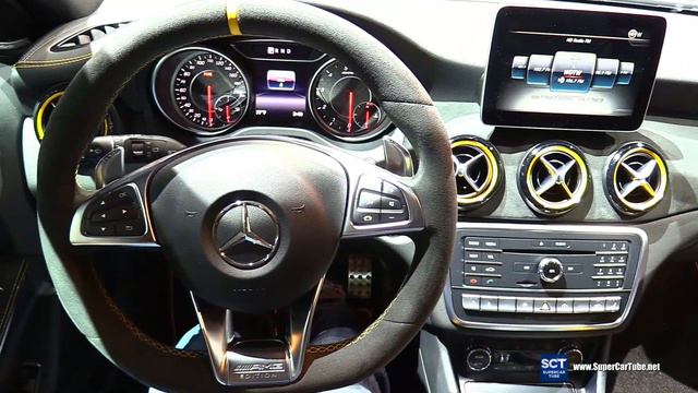 2018 Mercedes AMG GLA 45 4Matic - Exterior and Interior Walkaround - 2017 Detroit Auto Show смотреть онлайн