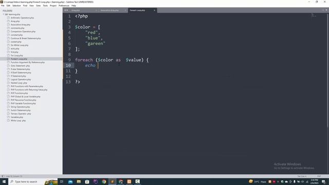PHP Foreach Loop Tutorial in Hindi / Urdu смотреть онлайн