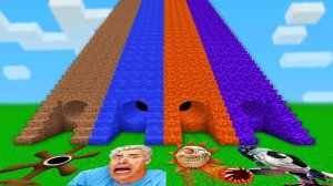 НОВАЯ РУБРИКА! КРУГЛЫЕ ТОННЕЛИ В ДЛИННЫХ ЛЕСТНИЦАХ В МАЙНКРАФТ ЗОМБАК