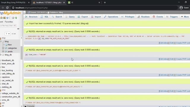 Simple Blog Site using PHP/MySQLi Demo смотреть онлайн