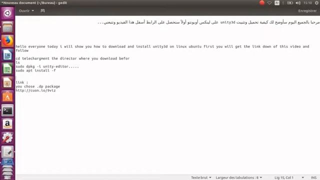 تحميل وتثبيت unity3d على لينكس download and install unity3d on linux ubuntu смотреть онлайн