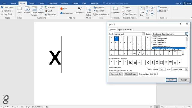 How to type X-BAR in word смотреть онлайн