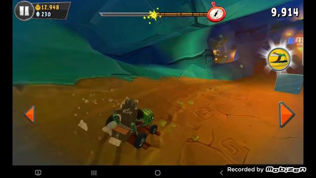 Angry birds go 1.8.7 part 1 in trak2 spending 14k coins sennas helmet and beat the time смотреть онлайн