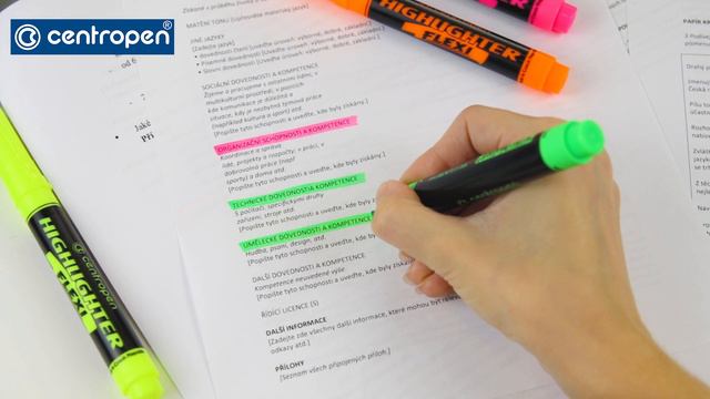 CENTROPEN HIGHLIGHTER FLEXI 8542 смотреть онлайн