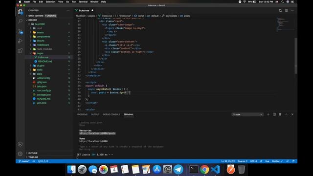NuxtJS Server Side Rendering (SSR) смотреть онлайн