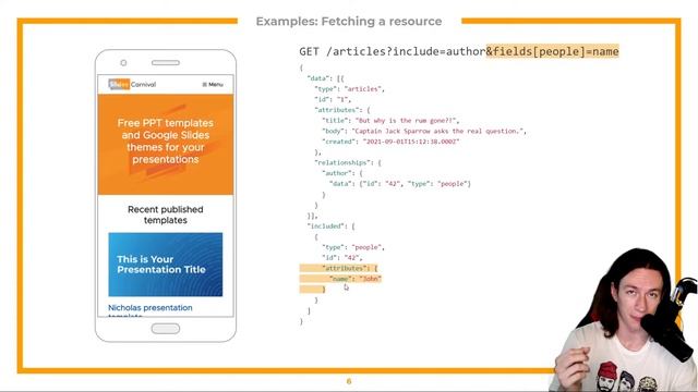 JSON API: Explained in 4 minutes (+ EXAMPLES) смотреть онлайн