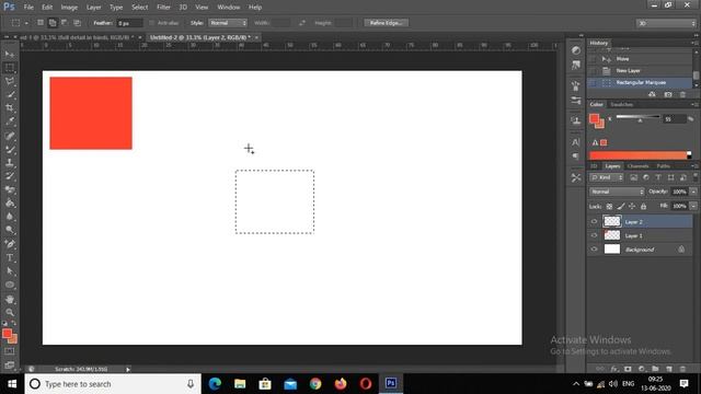 Adobe Photoshop Complete Course Part 4 | rectangular marquee tool |adobe photoshop tutorial in hind смотреть онлайн