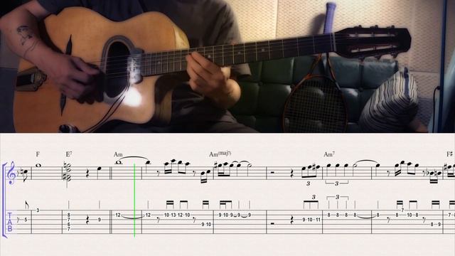 Los Del Sur Theme (Beautiful Song) | Gypsy Jazz Guitar Tabs смотреть онлайн
