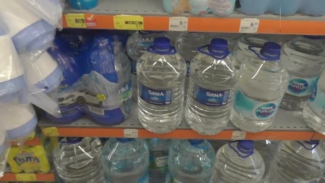 Обзор продуктового супермаркета в Турции Migros Avsallar